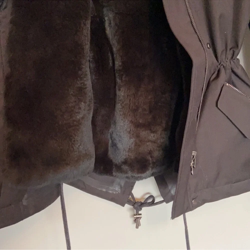 🎉HOST PICK🎉 NEW Intuition Paris Renard Fox Fur Parka  | FR34 = US2 - Picture 9 of 16